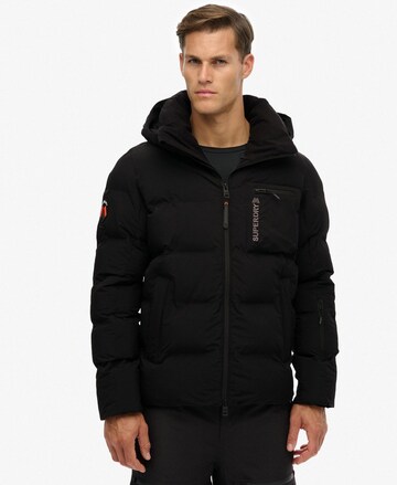 Superdry & Co Winter Jacket in Black: front