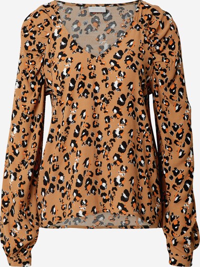 VILA Blusa 'KITTIE' en marrón / negro / blanco, Vista del producto