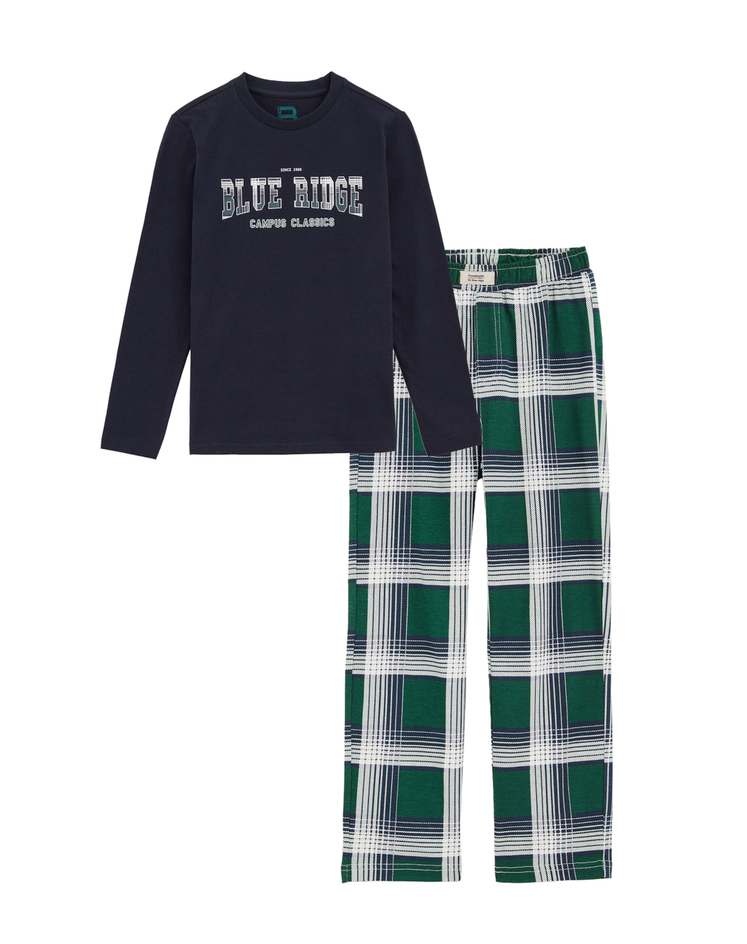 WE Fashion Πιτζάμα σε μπλε: μπροστά