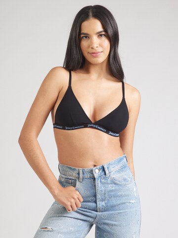 Juicy Couture Triangle Bra in Black: front