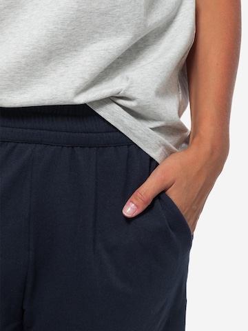 SCHIESSER Pyjama 'Organic Cotton' in Blauw