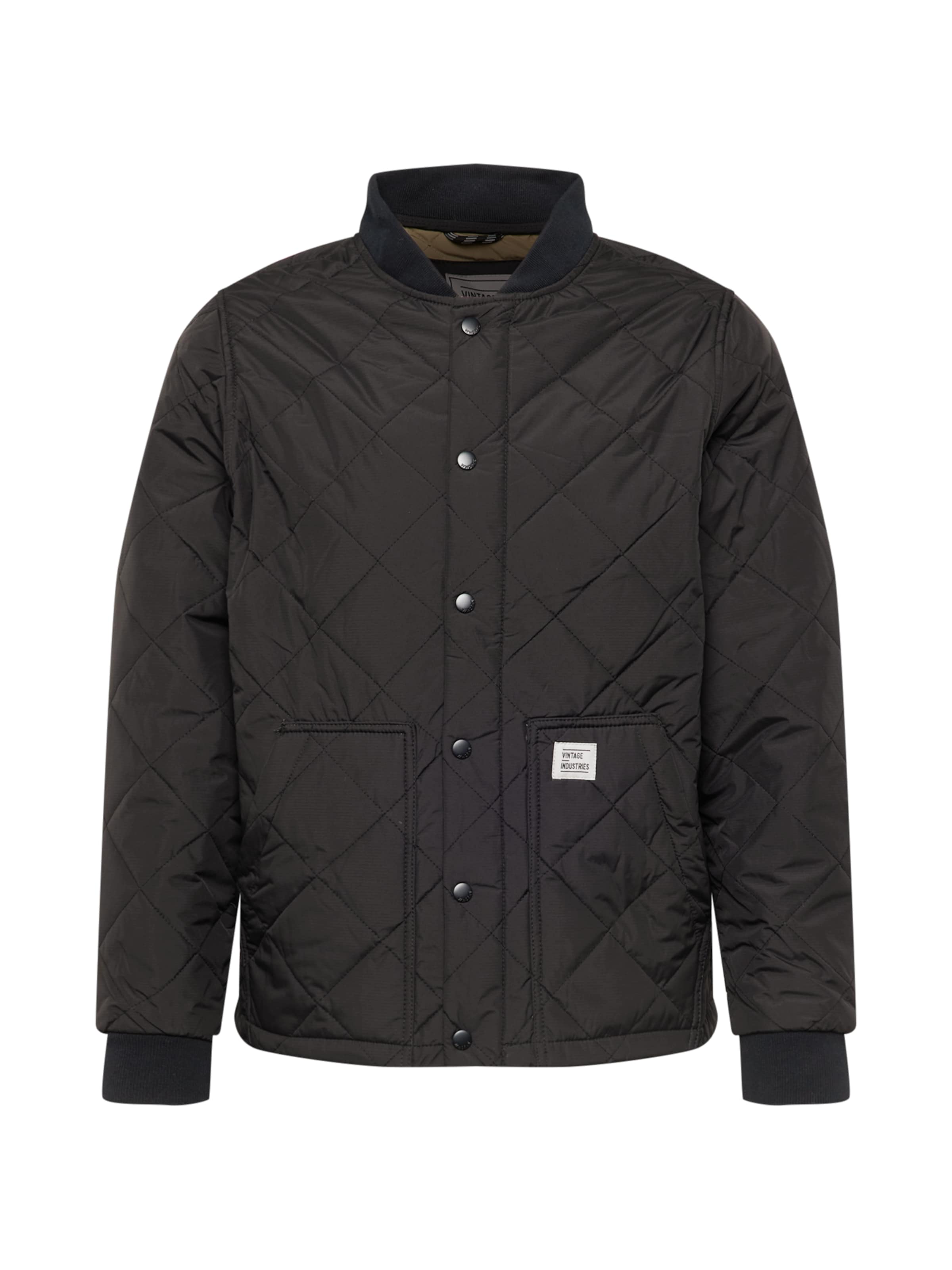 Vintage Industries Kevad-sügisjope 'Brody', värv must: eest vaates