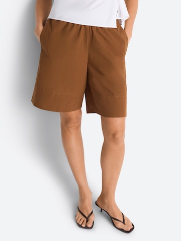 Rich & Royal Normální Kalhoty – hnědá