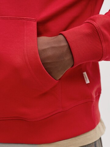 JACK & JONES Sweatshirt 'JORNorrebro' i rød