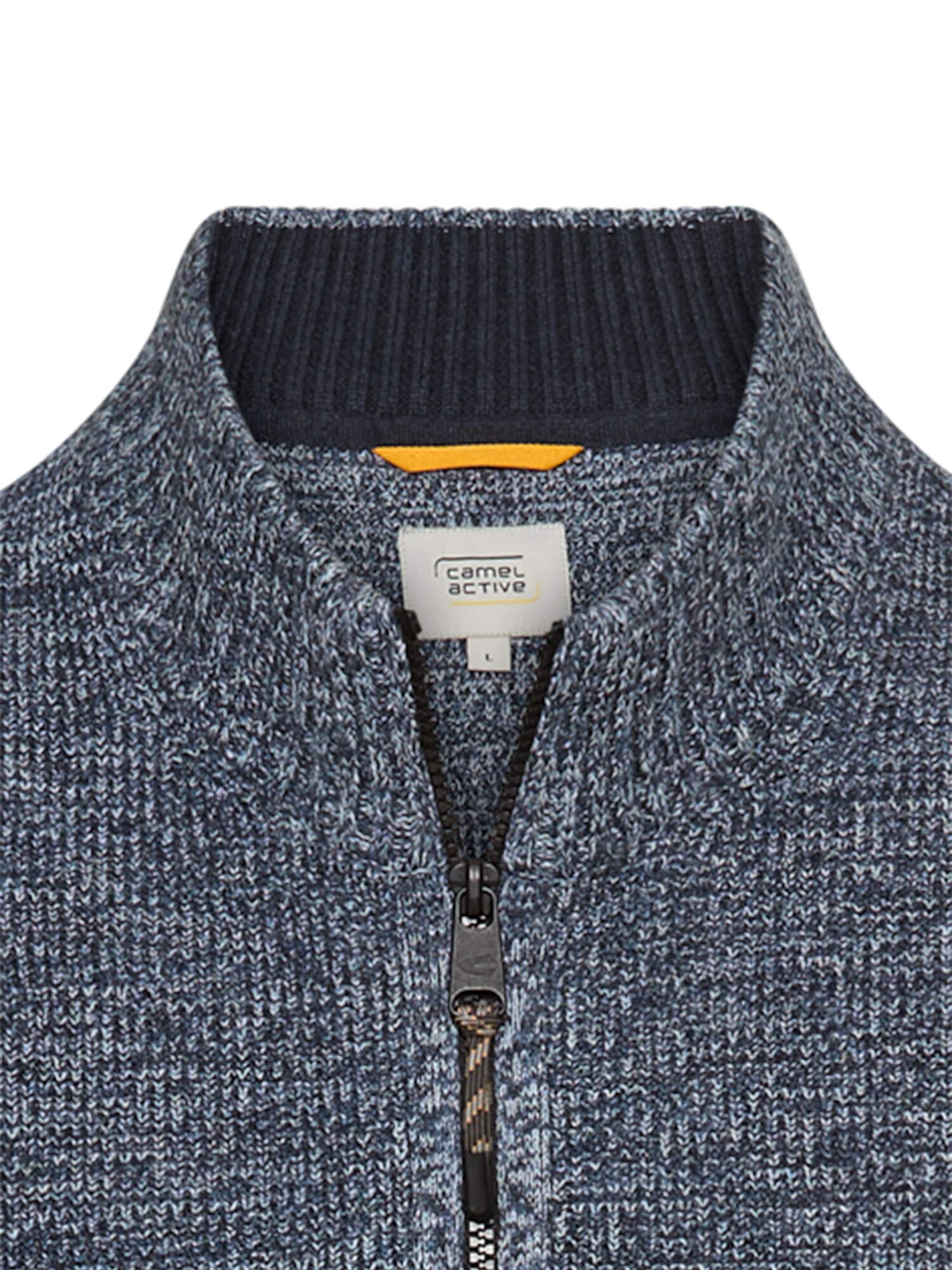 CAMEL ACTIVE Strickjacke in Blau