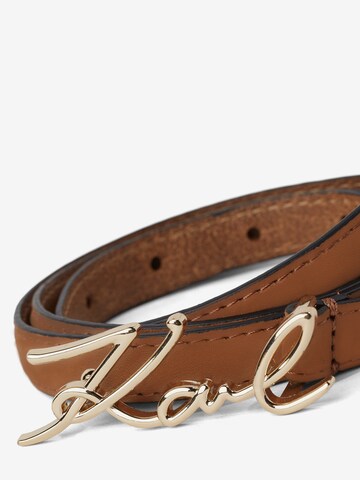 Karl Lagerfeld Belt 'Signature' in Brown