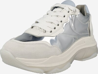 BRONX حذاء رياضي بلا رقبة 'Baisley' بـ فضي / أوف وايت, عرض المنتج