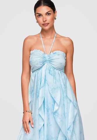 Ombre Kleid in Blau
