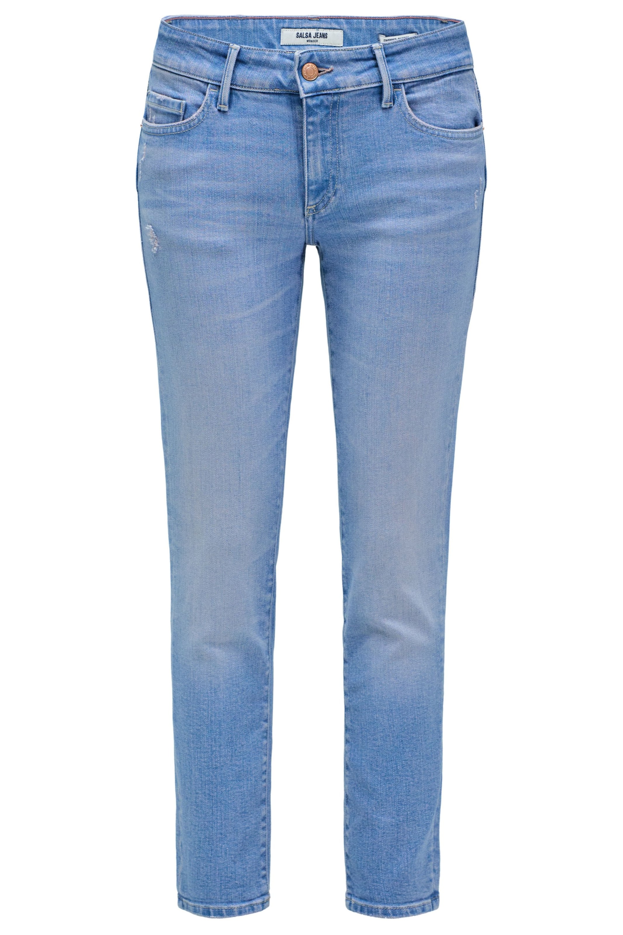 Salsa Jeans Skinny Jeans in Blauw: voorkant
