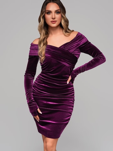 Ombre Evening dress in Purple: front