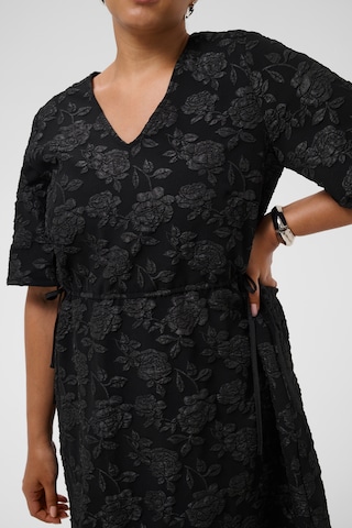KAFFE CURVE Kleid 'KCCamina' in Schwarz