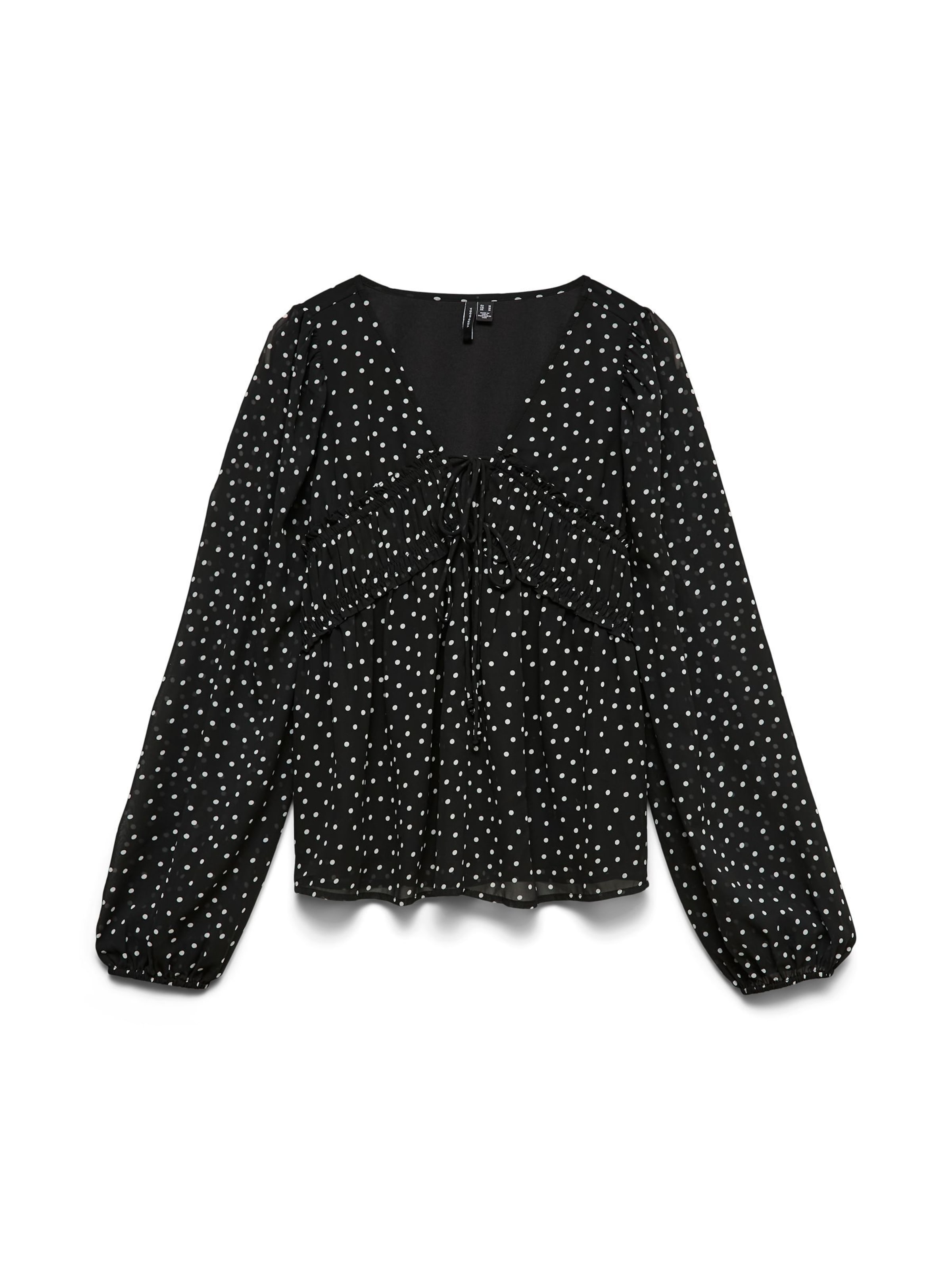 Chemisier 'VMHadley' VERO MODA en noir : devant