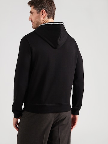 Karl Lagerfeld Μπλούζα φούτερ σε μαύρο: πίσω