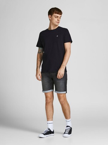 JACK & JONES Regular Дънки 'Rick' в черно