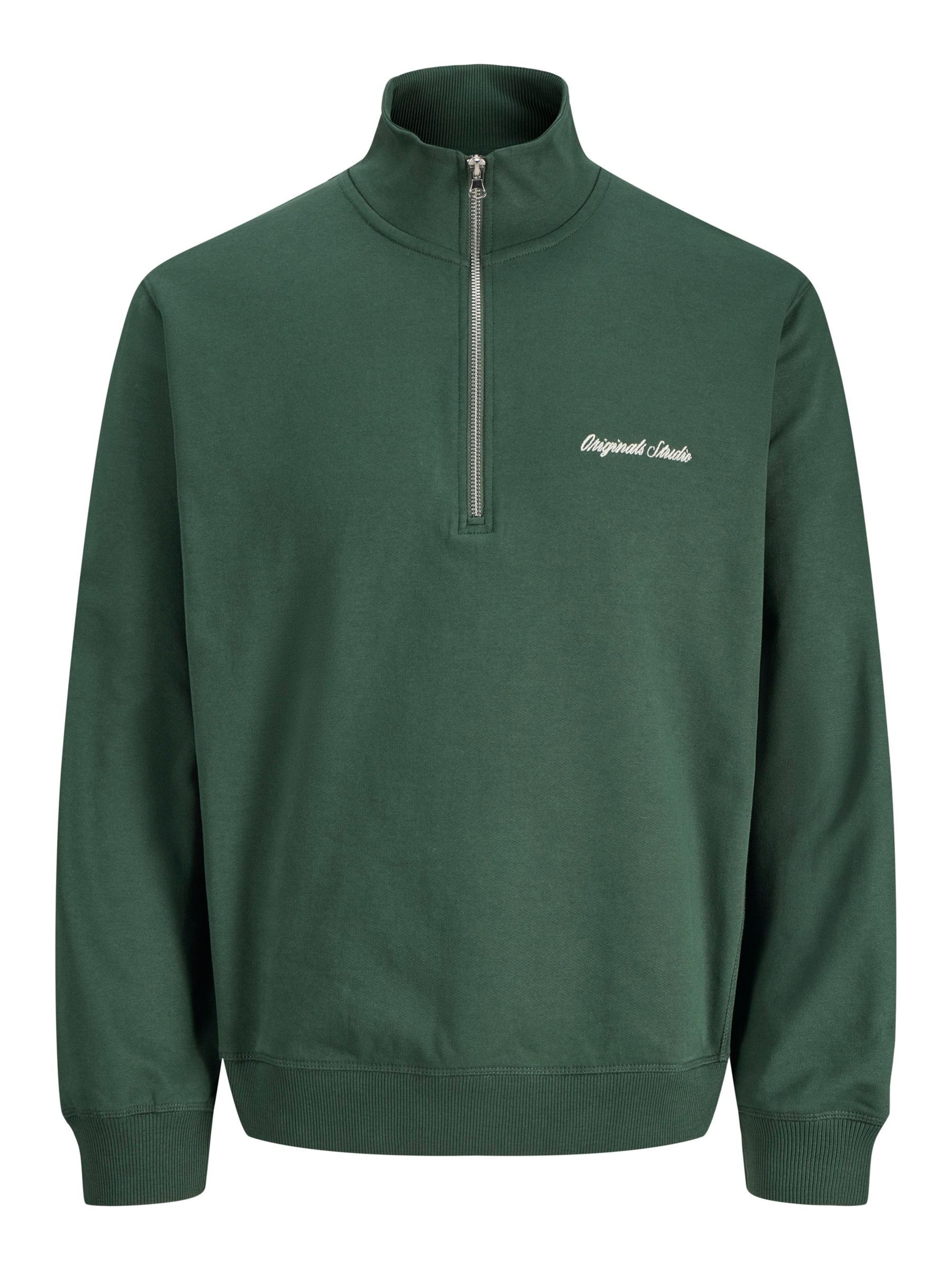 JACK & JONES Sweatshirt 'JOR' in Green: front