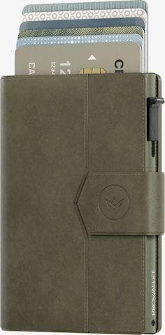 Prowallet Wallet 'Pasjeshouder Plus' in Green: front