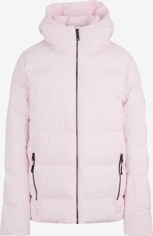 ZIENER Athletic Jacket 'Trava' in Pink: front