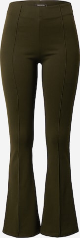 Trendyol Flared Pants in Green: front