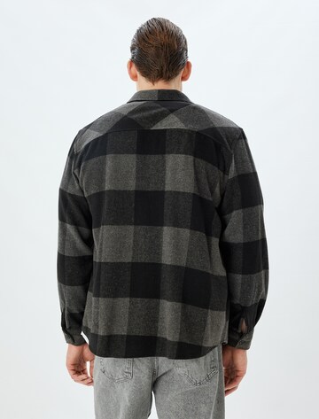 Koton Regular fit Button Up Shirt in Black