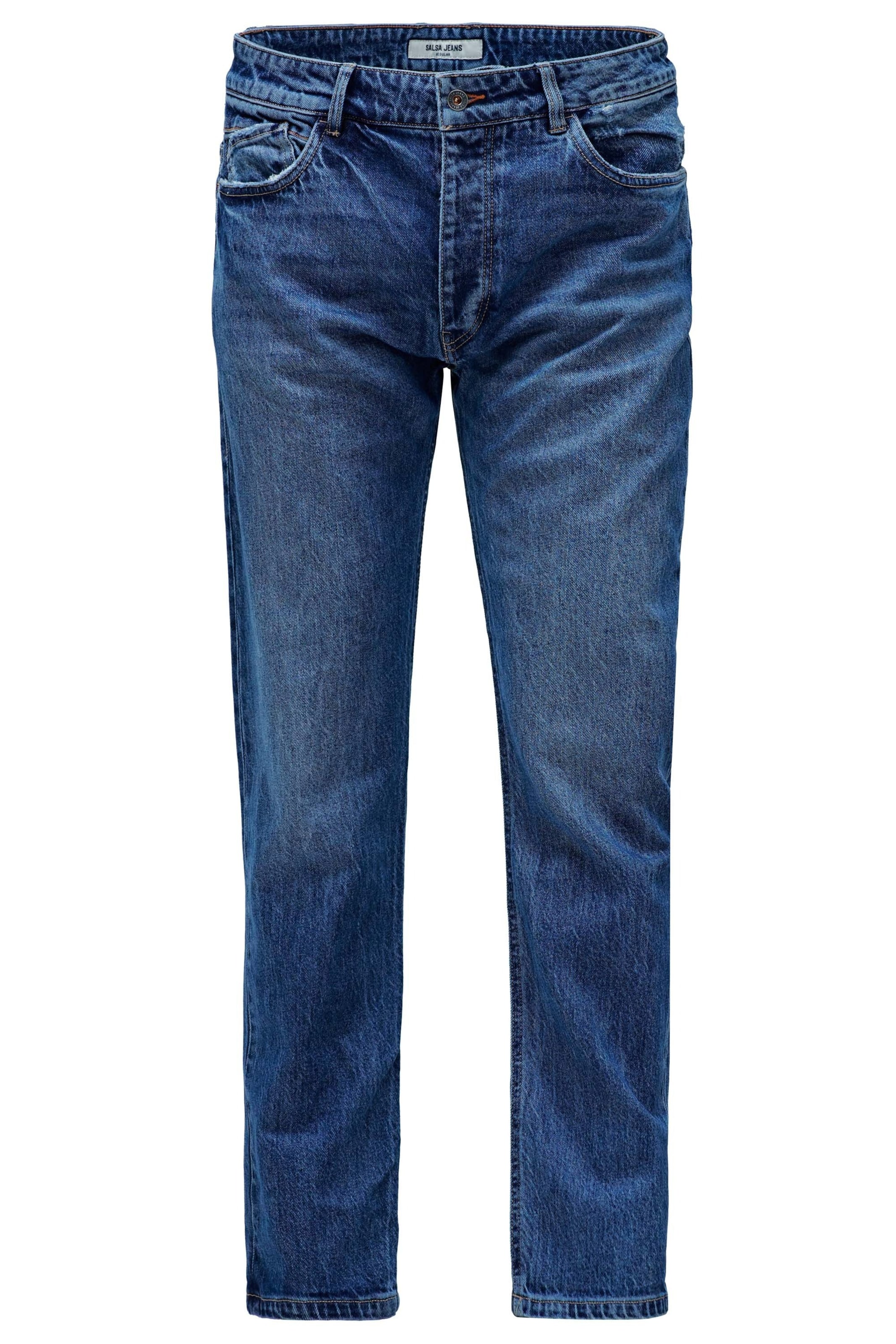 Salsa Jeans Regular Jeans in Blauw: voorkant