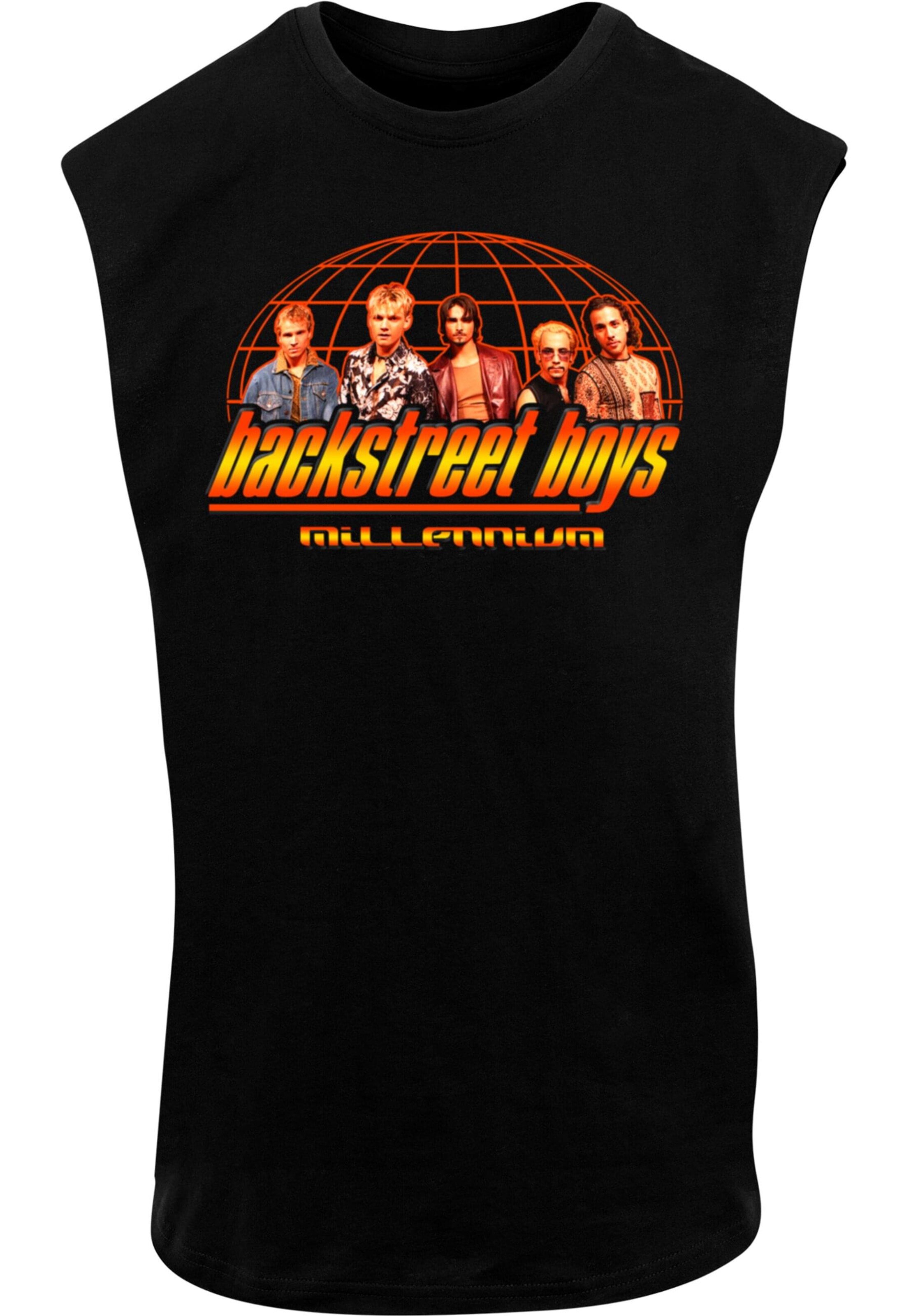 T-Shirt 'Backstreet Boys - Millenium Globe' Merchcode en noir : devant