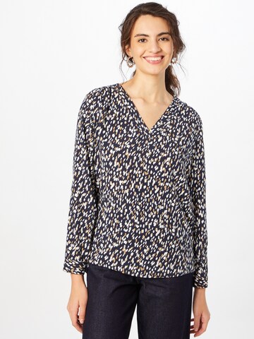 TOM TAILOR Blouse in Zwart: voorkant