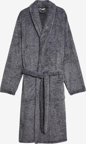 Peignoir long Marks & Spencer en gris : devant