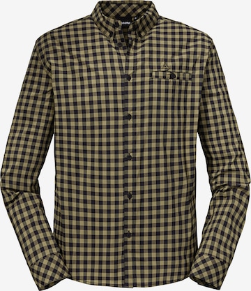 Coupe regular Chemise fonctionnelle 'Ellisville' Schöffel en vert : devant