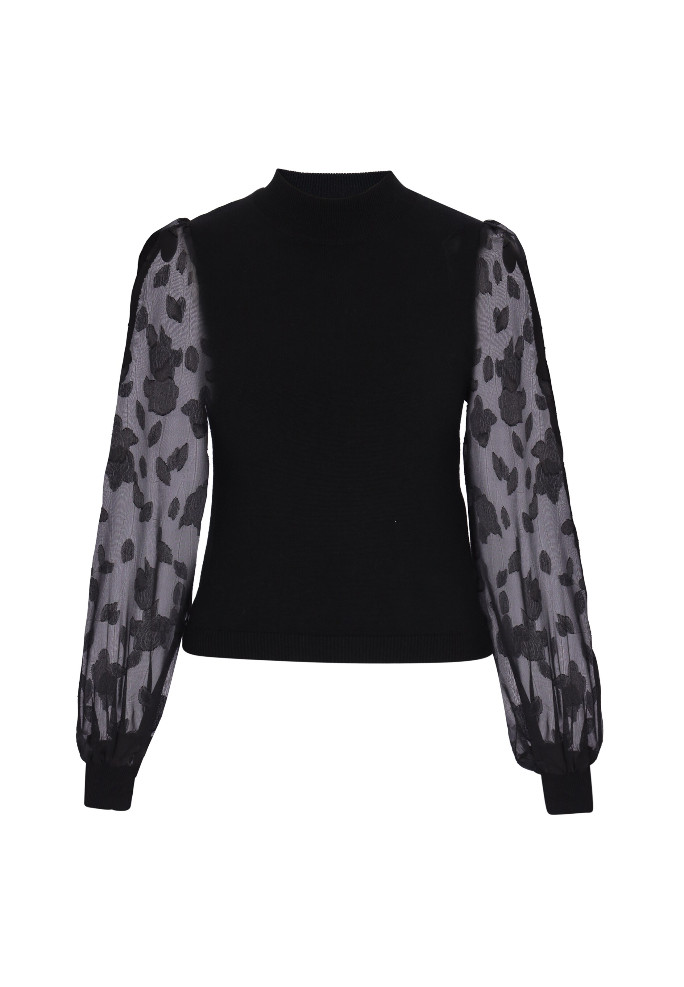 faina Pullover in Schwarz: Vorderseite