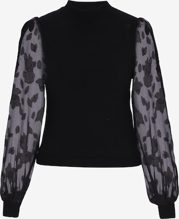 faina Pullover in Schwarz: Vorderseite