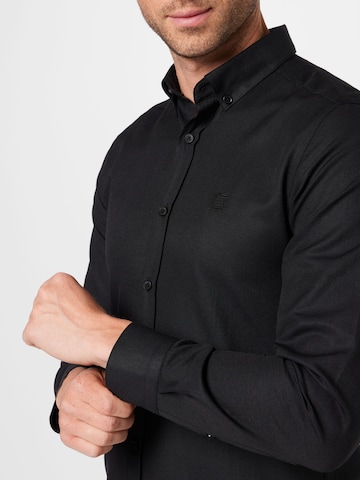 BURTON MENSWEAR LONDON Regular fit Overhemd in Zwart