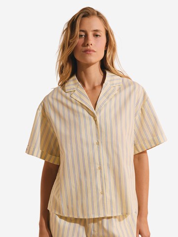 ETAM Schlafshirt 'BENICIO' in Gelb