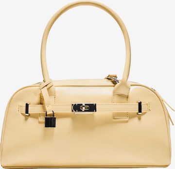 Bershka Olkalaukku värissä keltainen: etupuoli