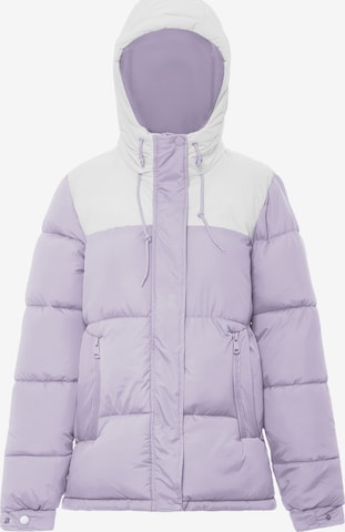 MO Zimná bunda - fialová: predná strana