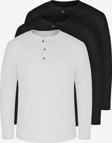 T-Shirt 'Neuville' normani en noir : devant