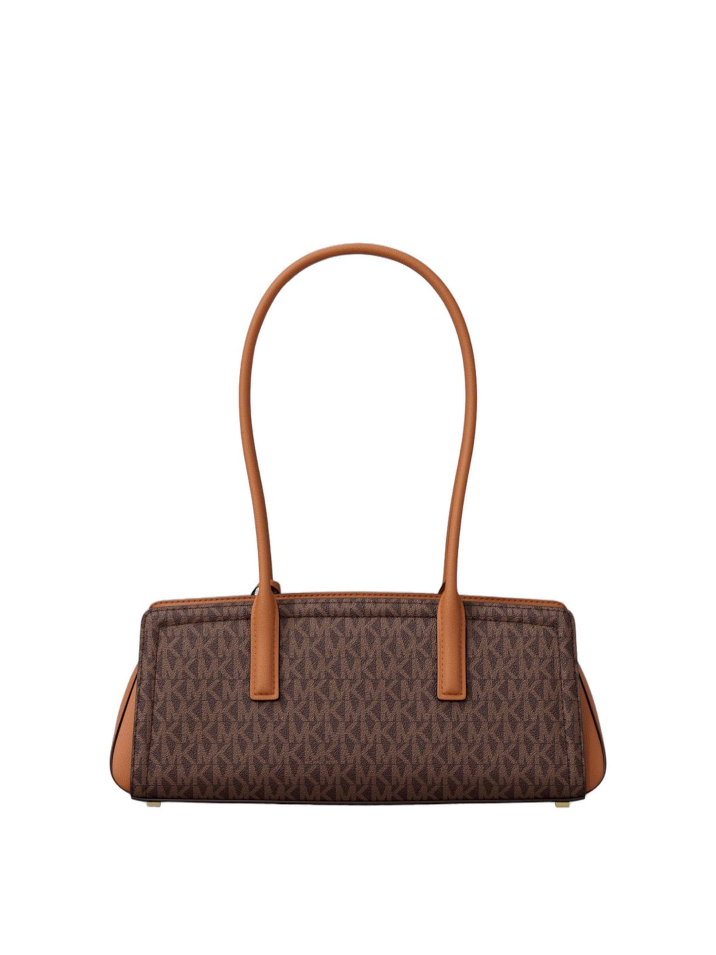MICHAEL Michael Kors Axelremsväska 'Michael Kors Sac bandoulière Laila Signature Small East West  Marron' i brun
