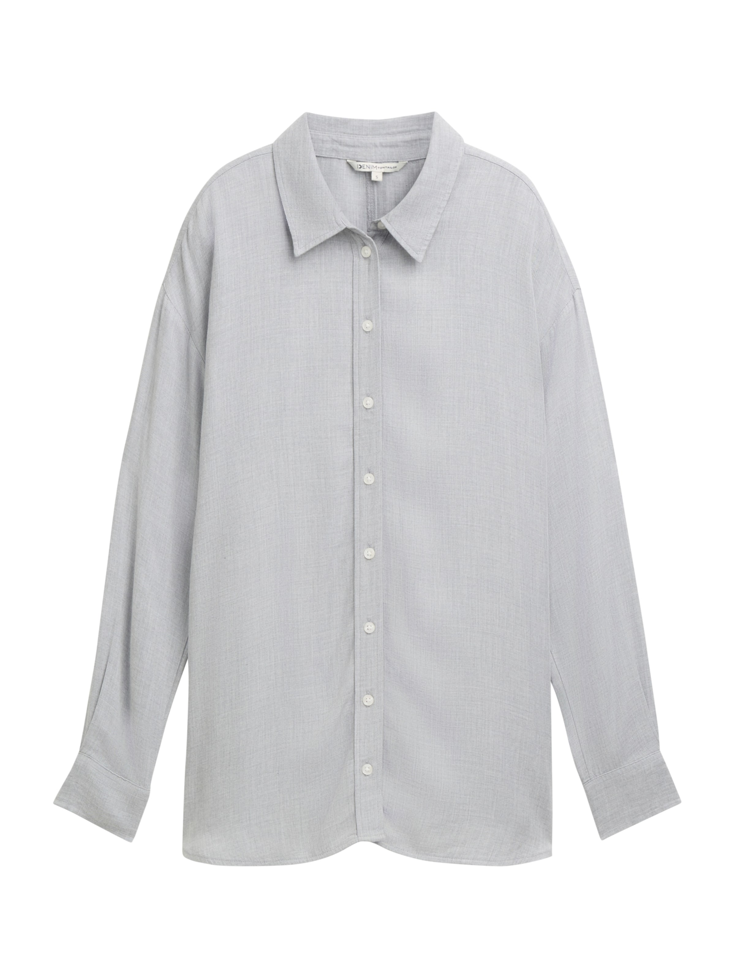 pelēks TOM TAILOR DENIM Blūze: no priekšpuses