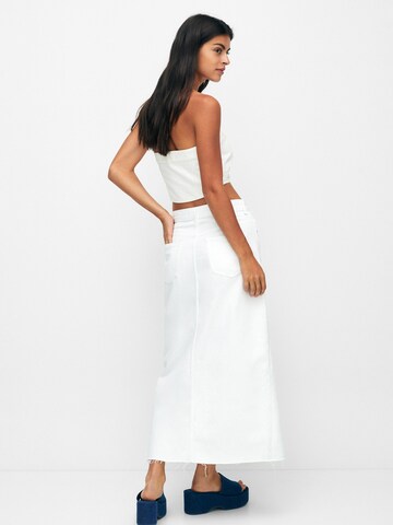 Jupe Pull&Bear en blanc