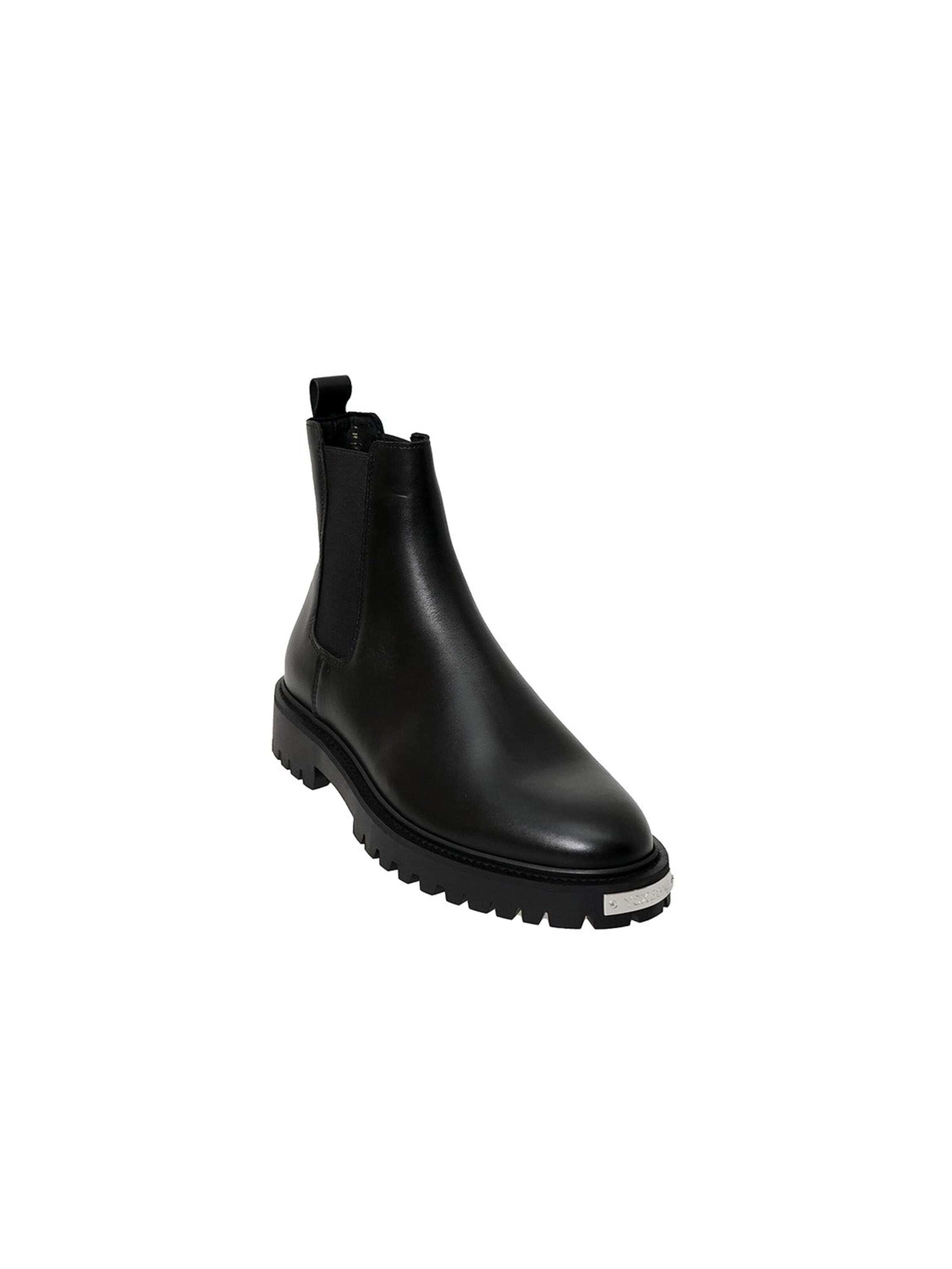 Yoxeone - Mocasines 'Chelsy Boots' en negro: frente
