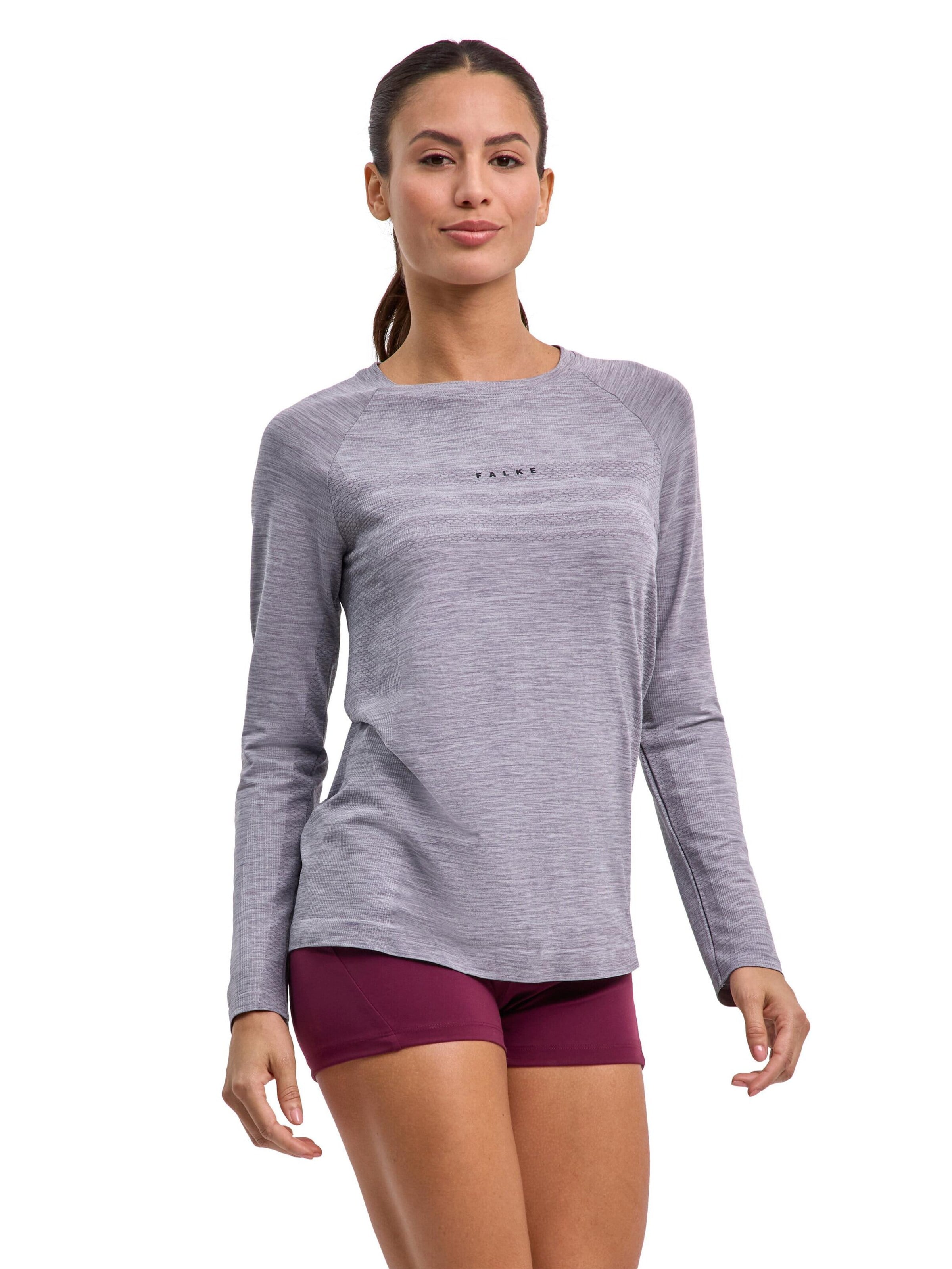 FALKE Funktionsshirt‌ in Grau: Vorderseite