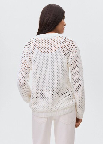 MANGO TEEN Pullover 'Calados' in Weiß