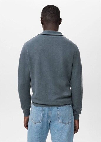 MANGO MAN Sweater 'Tenp' in Blue