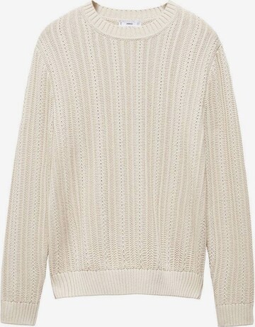 MANGO MAN Pullover 'flavio' in Beige: predná strana