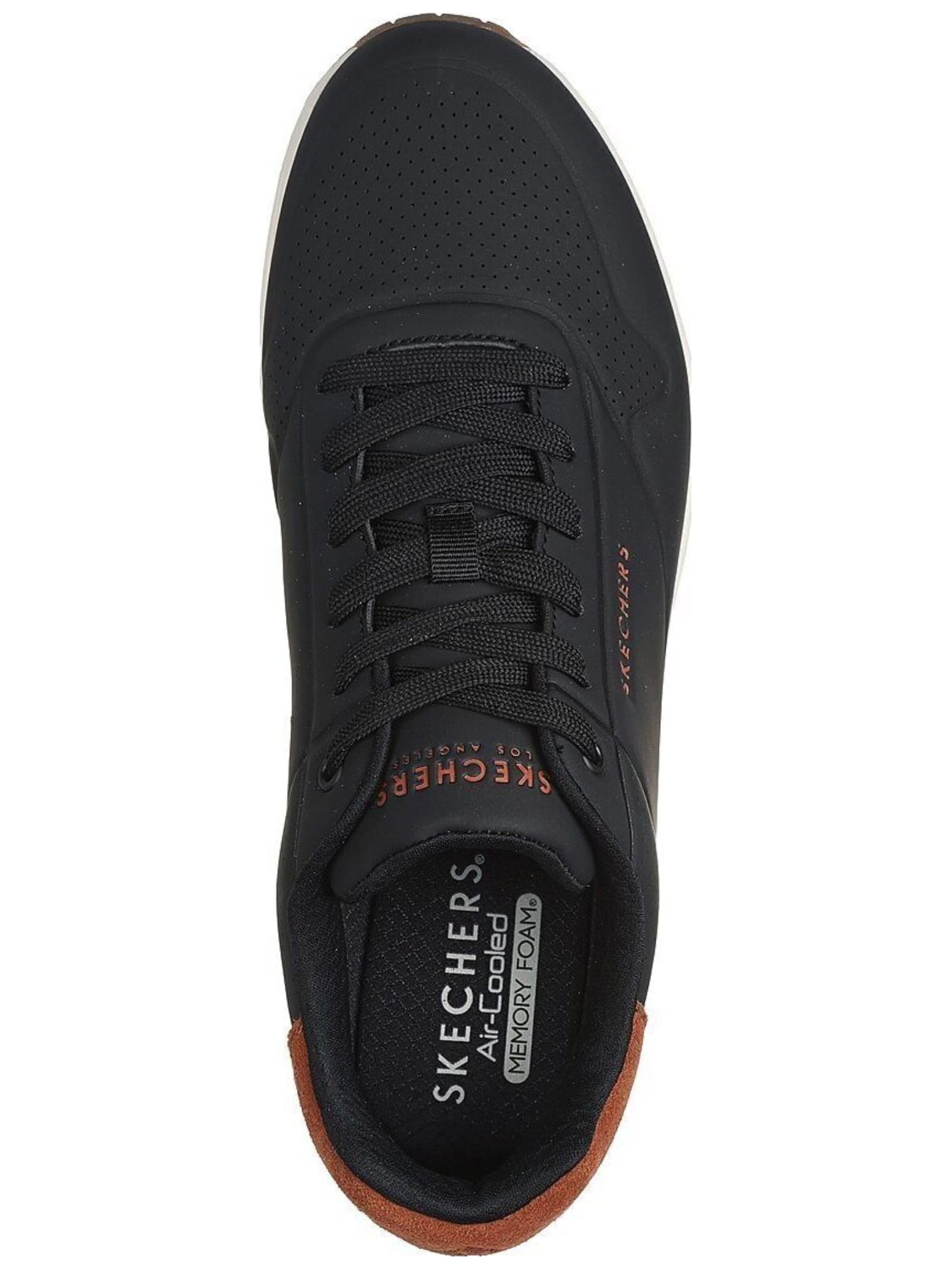 Sneaker bassa 'Uno - Suited On Air' di SKECHERS in nero