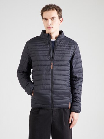 INDICODE JEANS Jacke 'Islington' in Schwarz: Vorderseite