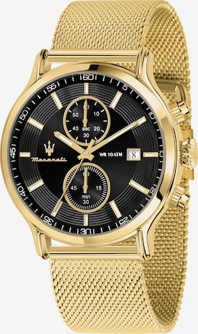 Maserati - Reloj analógico en oro: frente