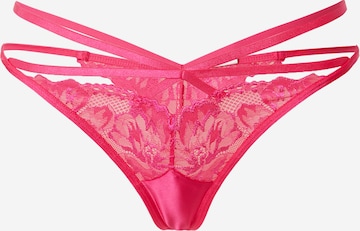 String 'Ellie' Hunkemöller en rose : devant