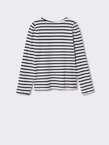 MANGO KIDS Shirt 'Bonjour' in Weiß