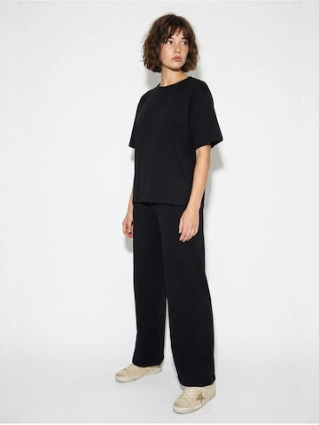 Pantalons de tailleur Bianco Lucci en noir : devant