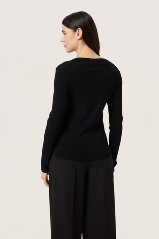Pull-over 'Spina' SOAKED IN LUXURY en noir